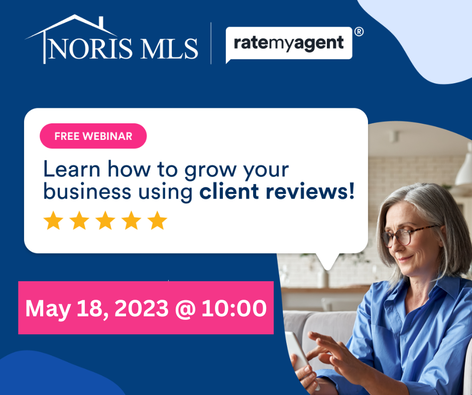 Rate My Agent Free Webinar
May 18 2023 at 10:00
