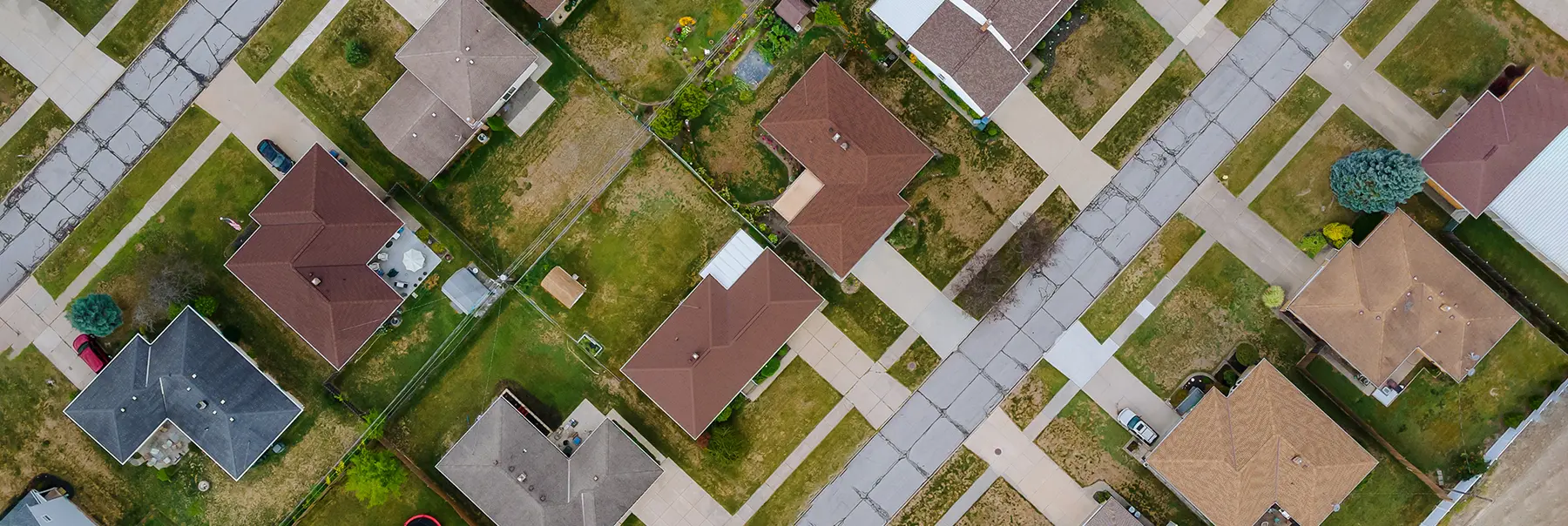 Aerial View of Neighboorhood