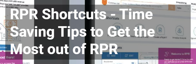 Learn about RPR Shortcuts