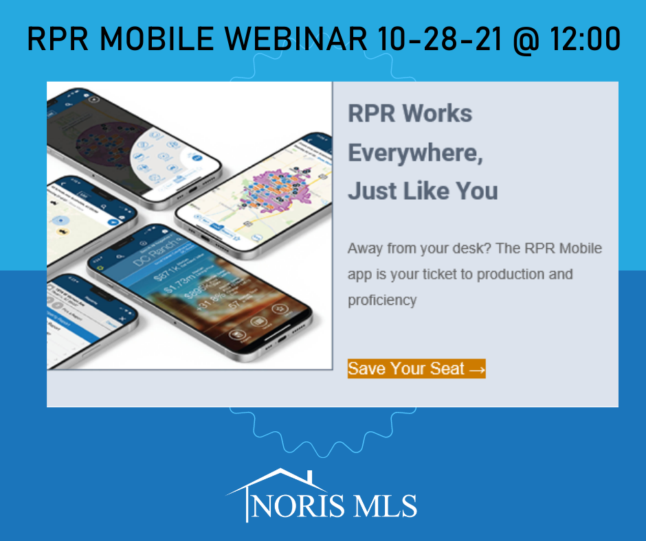 Register for the RPR Mobile Webinar 10/28/2021