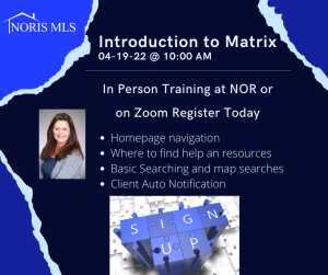 Register Introduction to Matrix 4/19/2022 at 10am. In person or Online options available.
