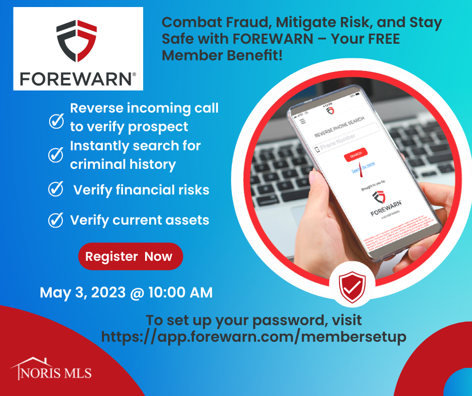 Combat fraud, mitigate, risk, and stay safe with To Set Up Password, visit app.forewarn.com/membersetup