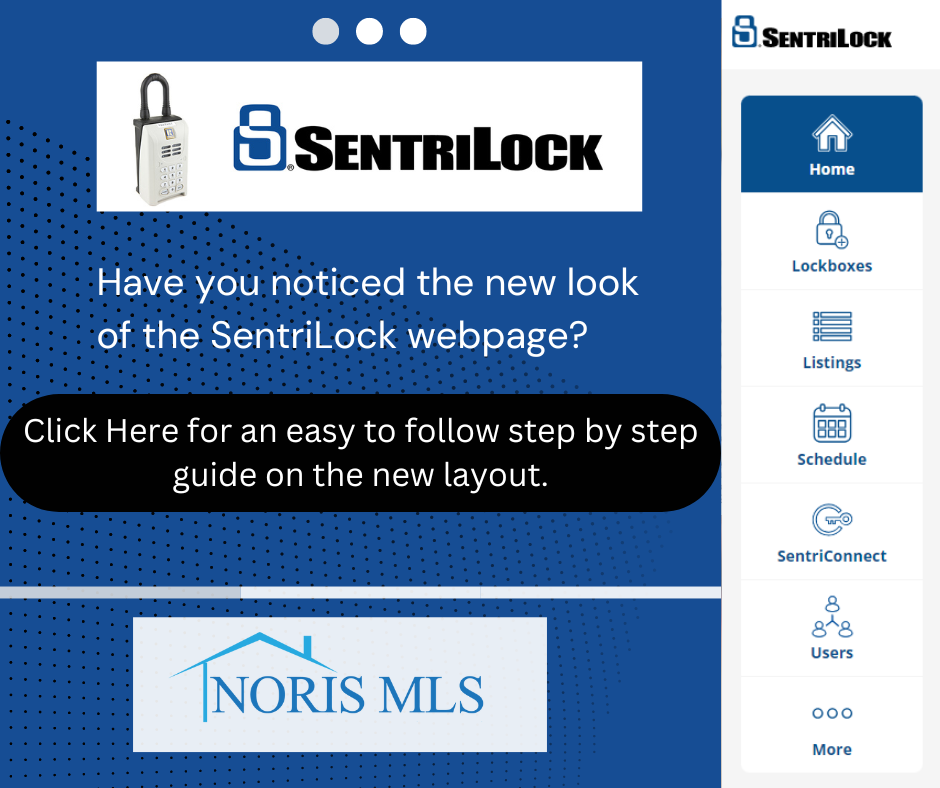 SentriLock New webpage look, Click here for a Guide on the new layout
